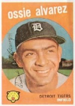 1959 Topps Baseball Cards      504     Ossie Alvarez RC